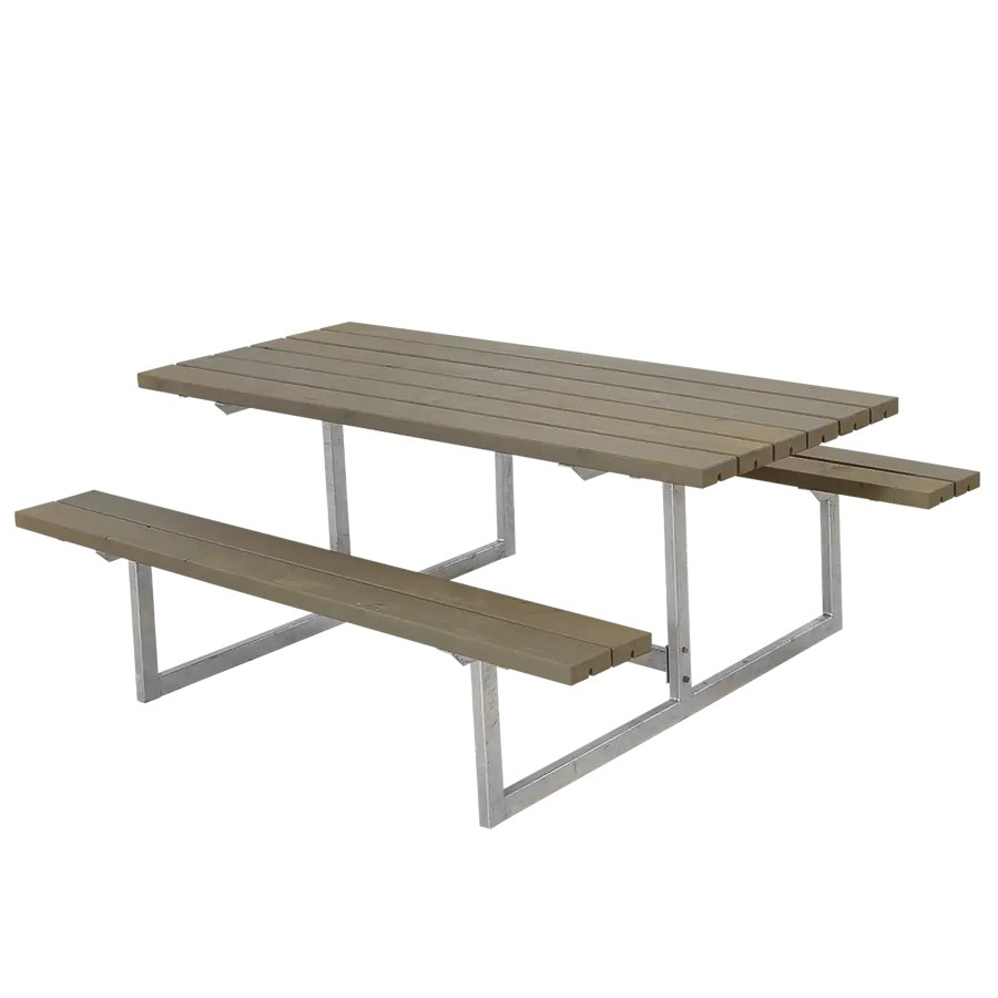Bänkset Basic, 6-sits, gråbrun