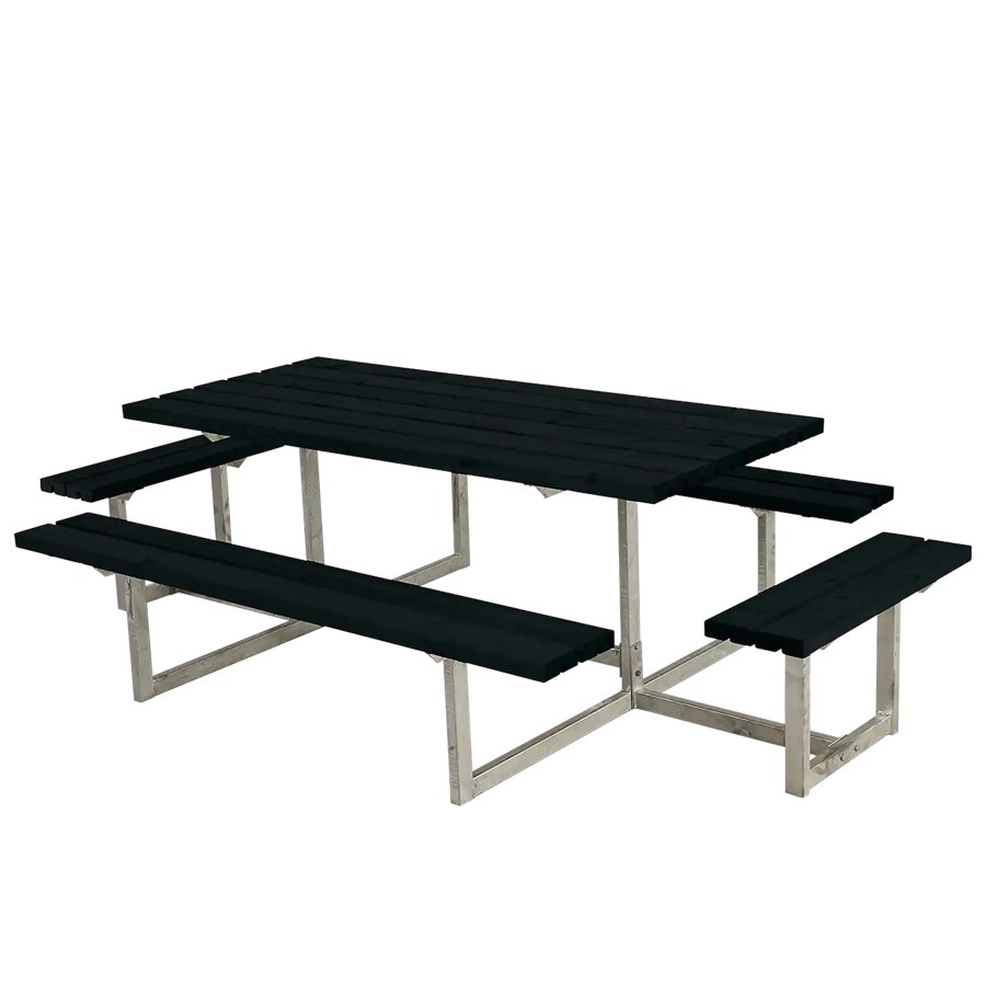 Bänkset Basic, 8-sits, svart