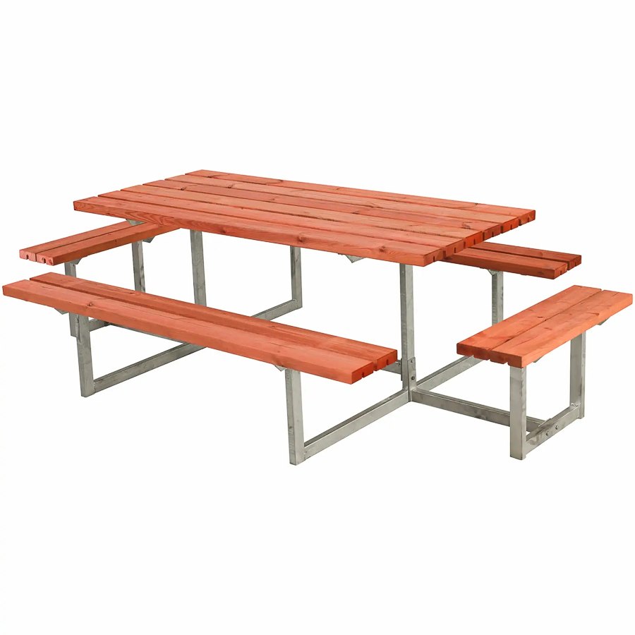 Bänkset Basic, 8-sits, teak