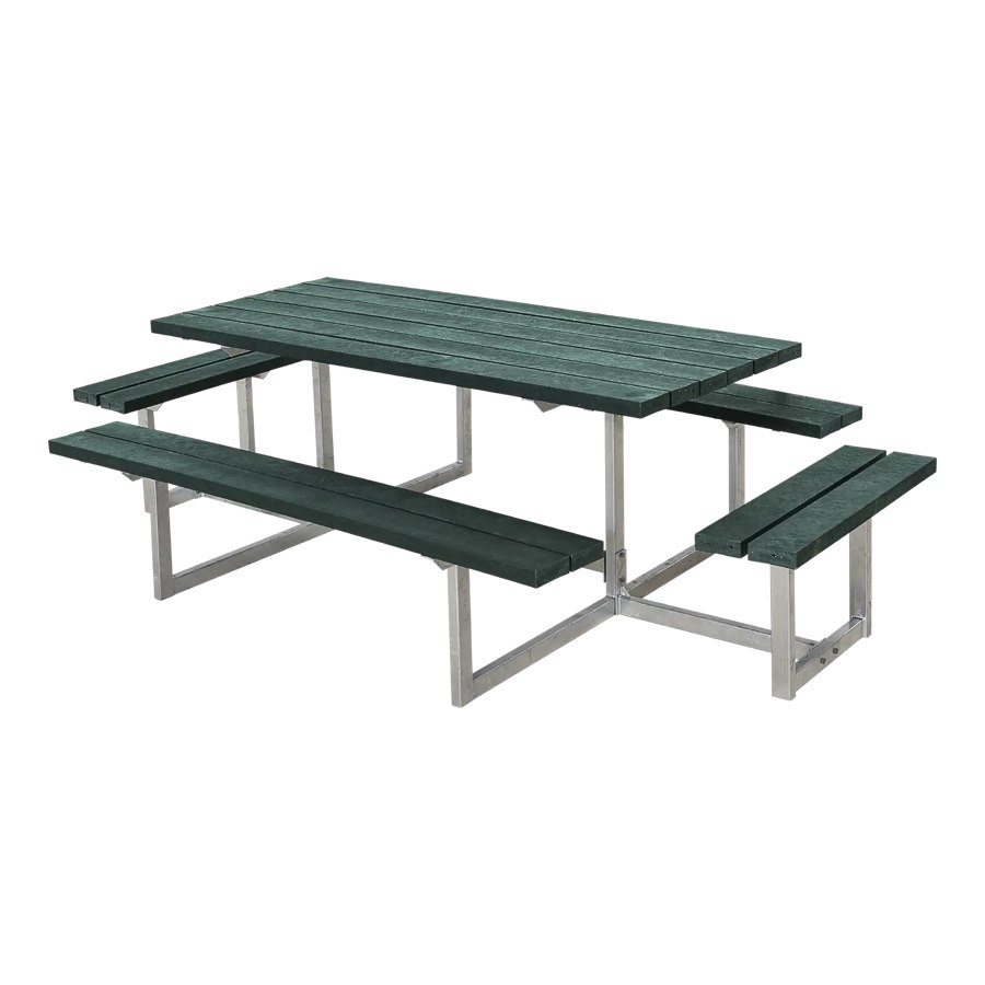 Bänkset Basic, 8-sits, ReTex, grön