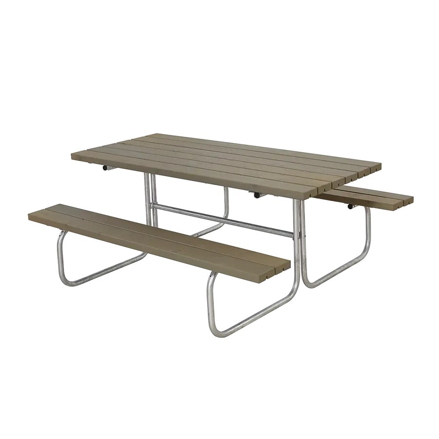 Bänkset Classic, 6-sits, gråbrun