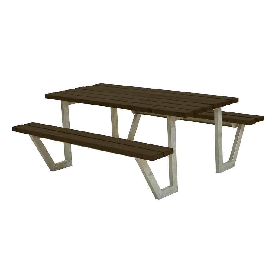 Bänkset Wega, 6-sits, svart