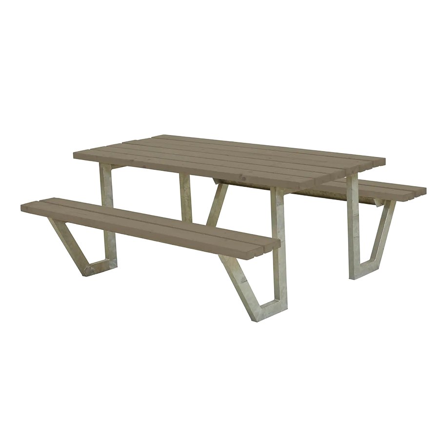 Bänkset Wega, 6-sits, gråbrun