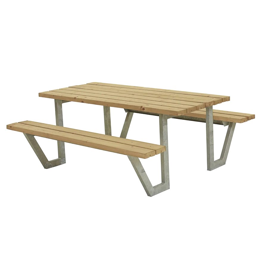 Bänkset Wega, 6-sits, Thermowood, natur