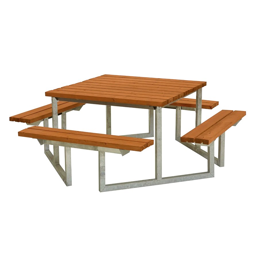 Bänkset Twist, 8-sits, teak