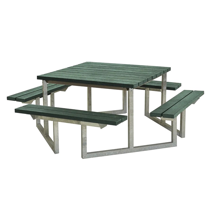 Bänkset Twist, 8-sits, ReTex, grön