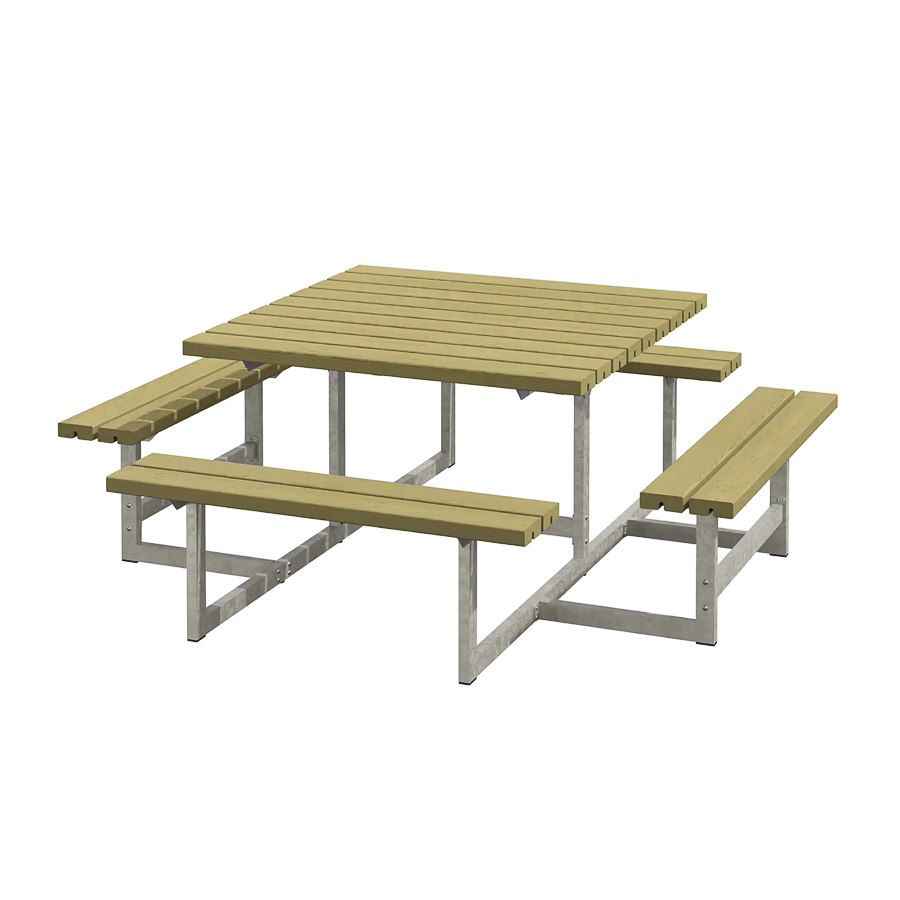 Bänkset Picnic, 8-sits, natur