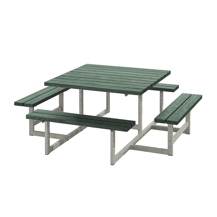 Bänkset Picnic, 8-sits, ReTex, grön