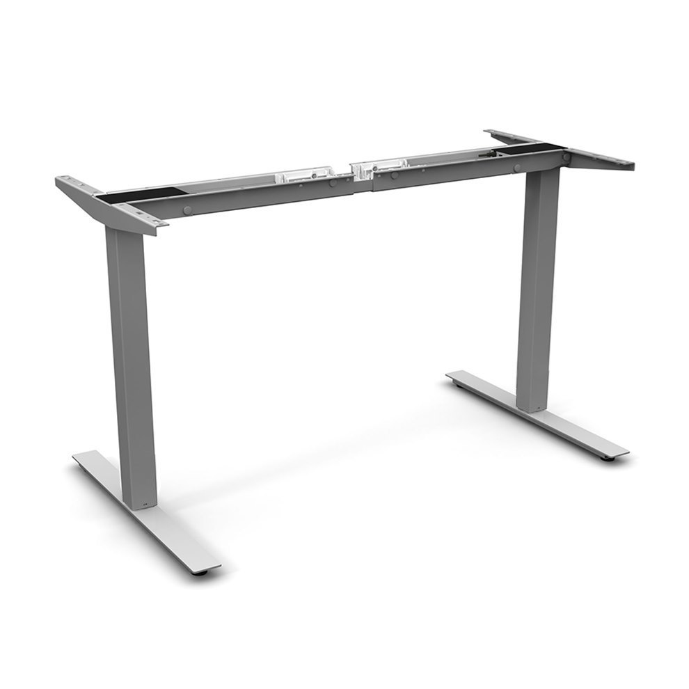 Höj- och sänkbart stativ, 1-motorigt, Silvergrått