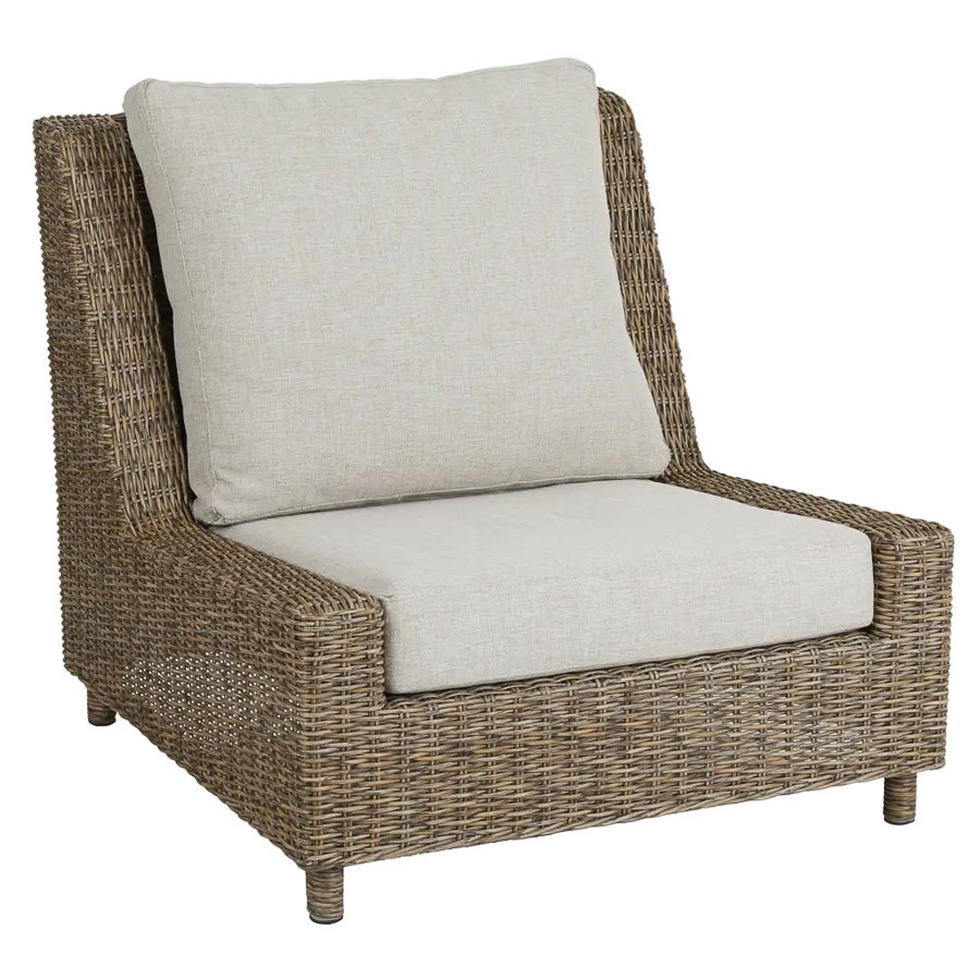 Loungefåtölj Sandkorn, sh. 40 cm, natur