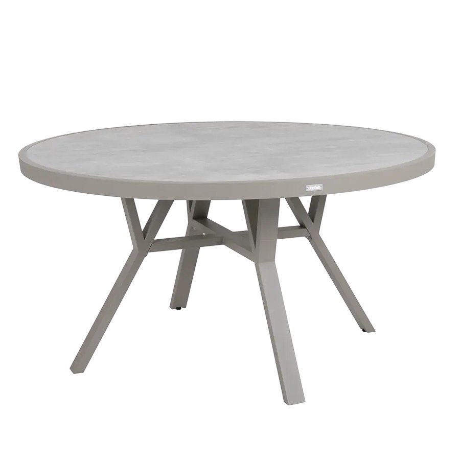 Matbord Samvaro, dia 140 cm, khaki