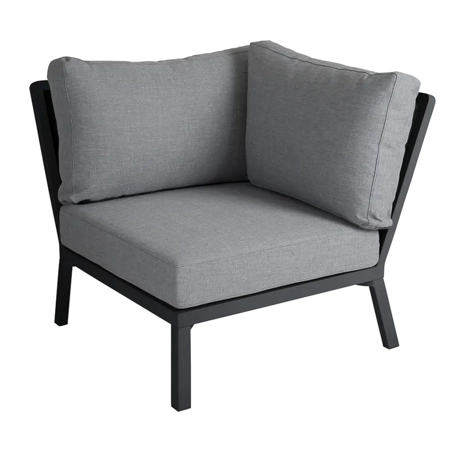 Moduler, Loungesoffa Samvaro, sh. 43 cm, antracitgrå 45191
