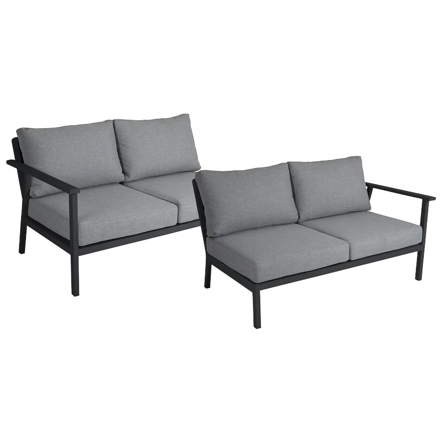 Moduler, Loungesoffa Samvaro, sh. 43 cm, antracitgrå 45193