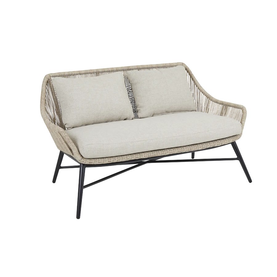 Soffa Pembroke, sh. 47 cm, 2-sits, beige