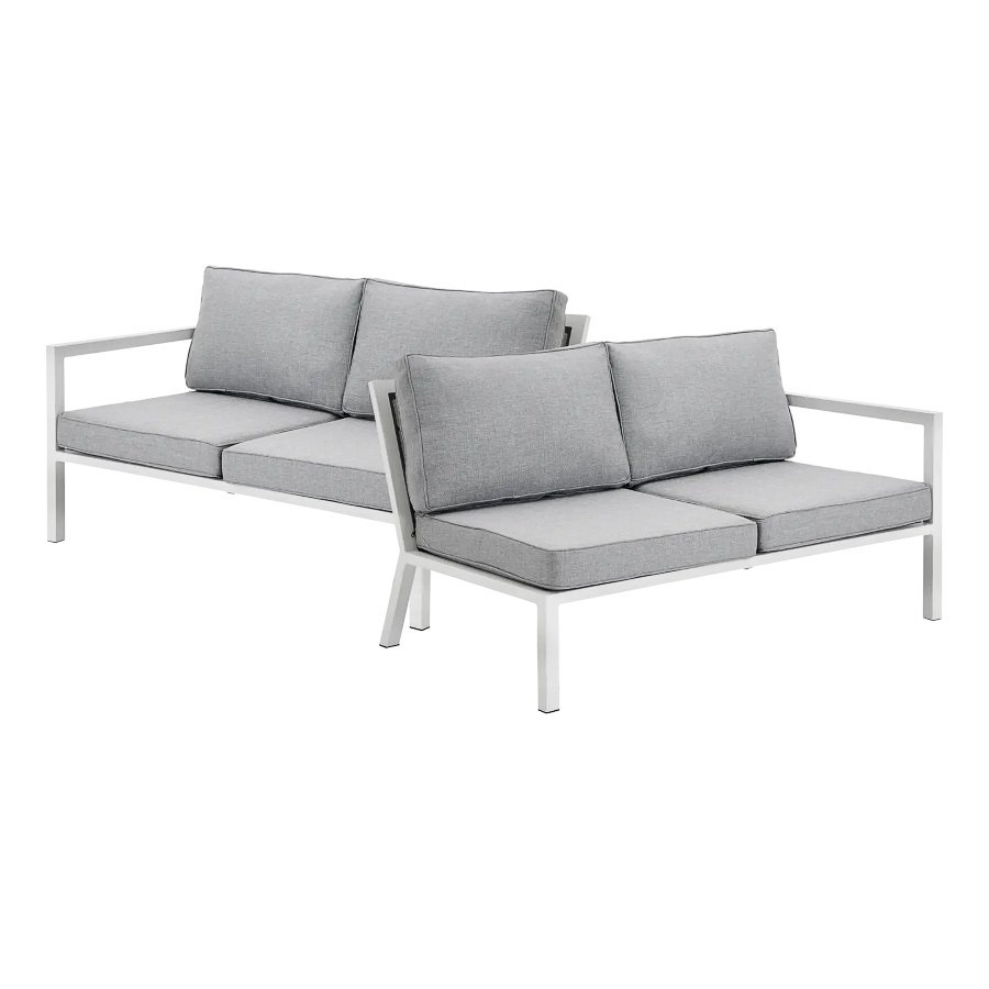 Moduler, Soffa Belfort, sh. 41 cm, vit