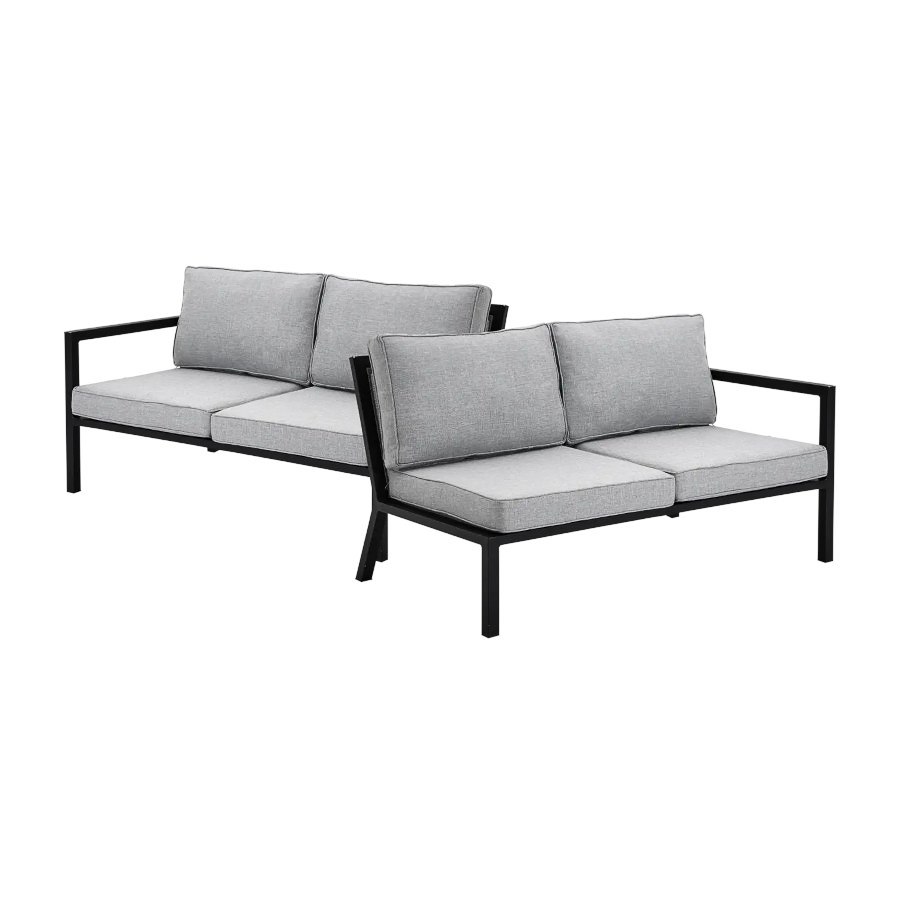 Moduler, Soffa Belfort, sh. 41 cm, svart