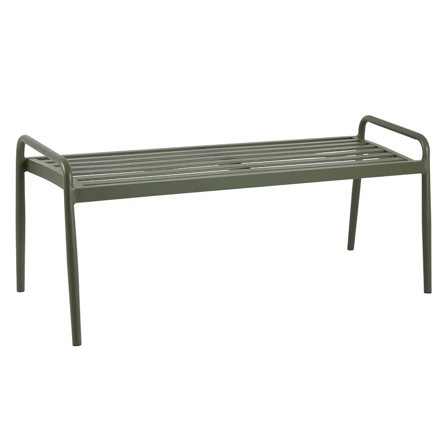 Bänk Sonnac, sh. 43cm, mossgrön