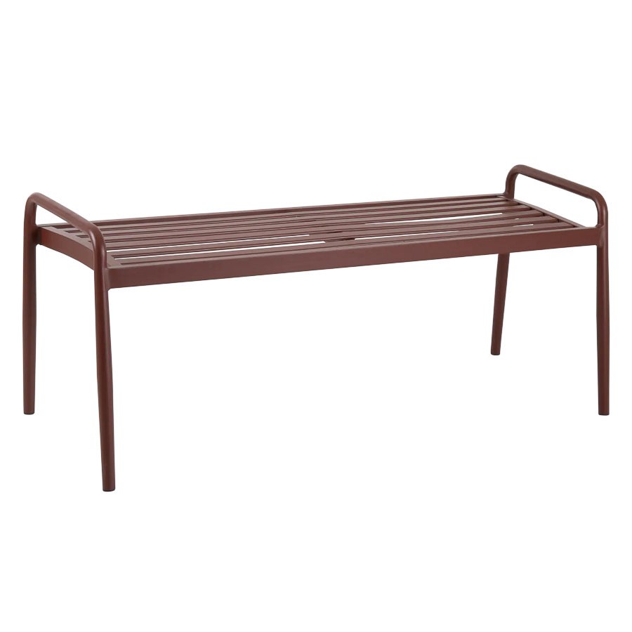 Bänk Sonnac, sh. 43cm, burnt paprika
