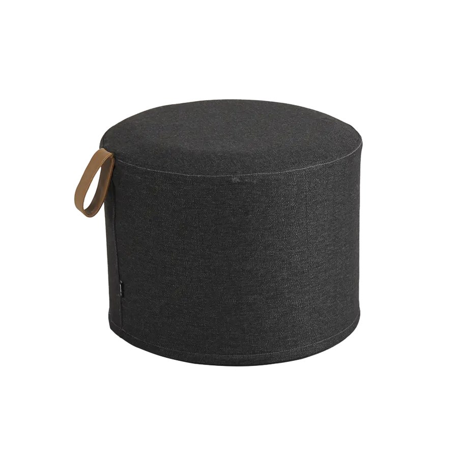 Puff Kotte, dia 50 cm, svart