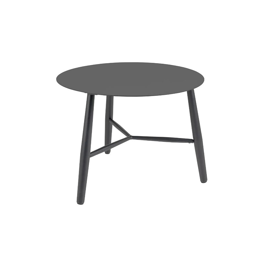 Sidobord Vannes, dia 60 cm, antracit