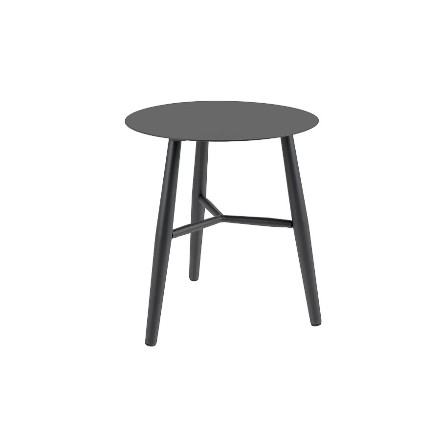Sidobord Vannes, dia 45 cm, antracit