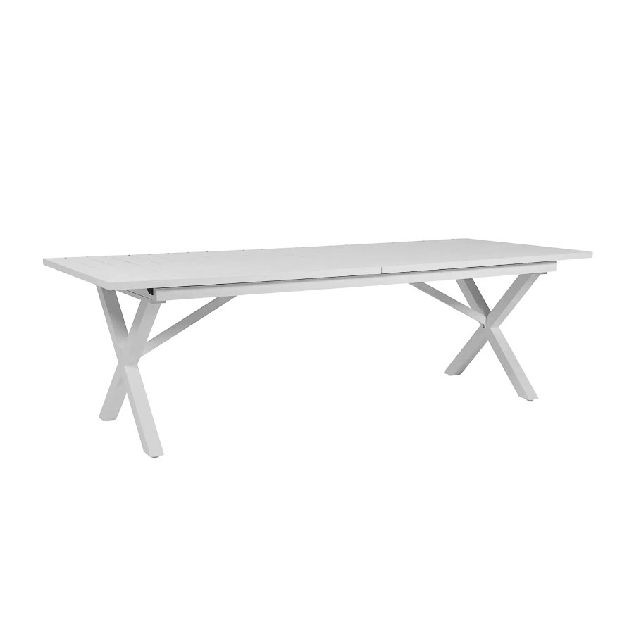 Matbord Hillmond, förlängningsbart, 240/310 cm, vit
