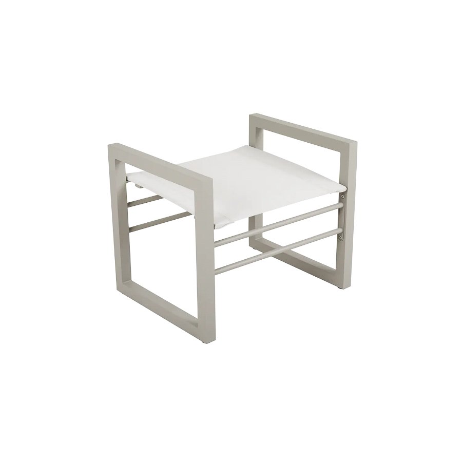 Fotpall Vevi, 56x45x48 cm, khaki