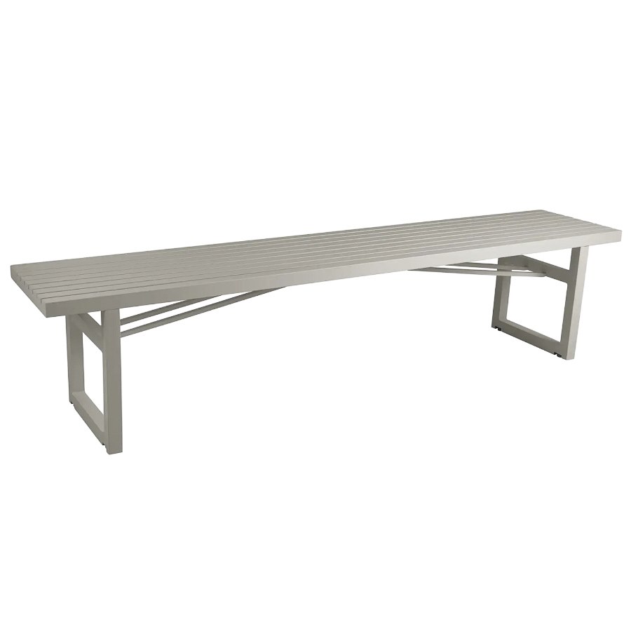 Bänk Vevi, 200 cm, khaki