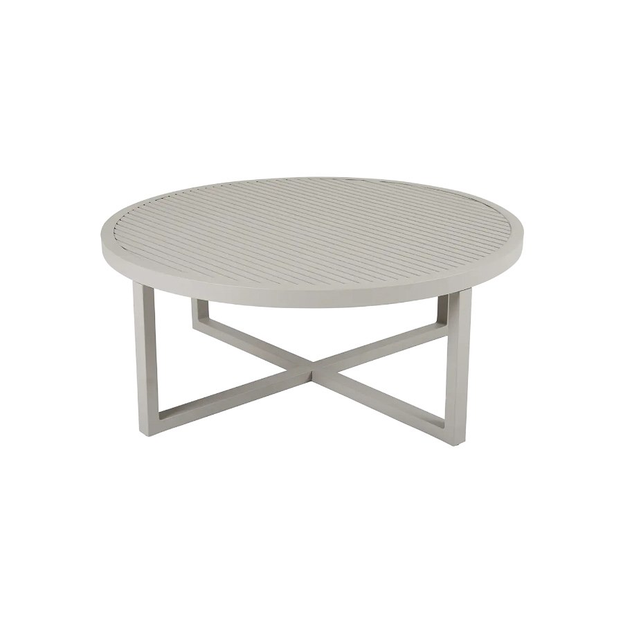 Soffbord Vevi, dia 100 cm, khaki