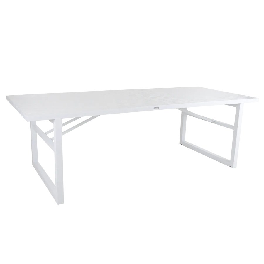 Matbord Vevi, 230x94 cm, vit