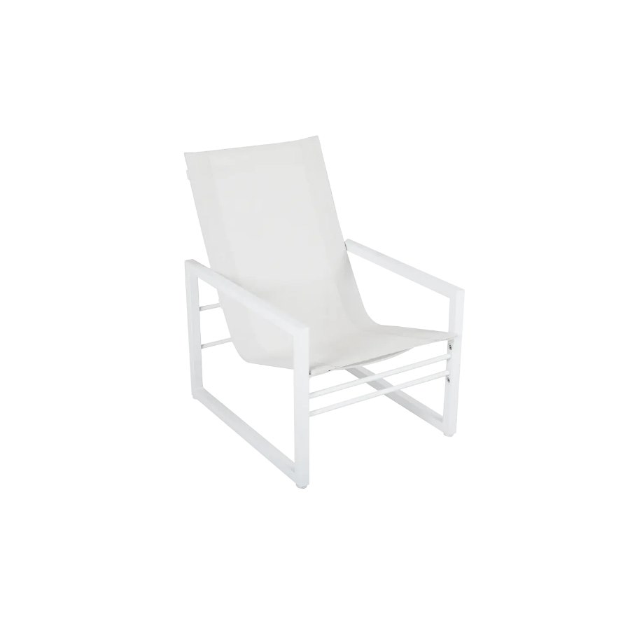 Fotölj Vevi, junior, sh. 29 cm, vit