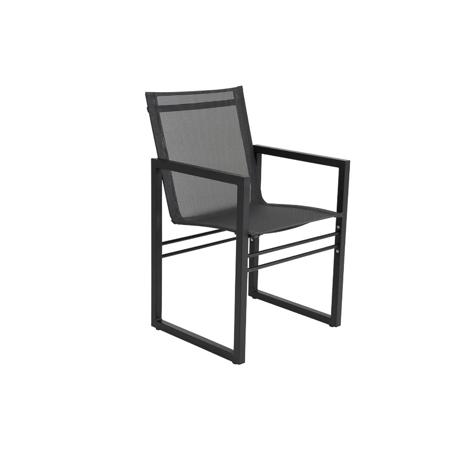 Matstol Vevi, sh. 45 cm, svart