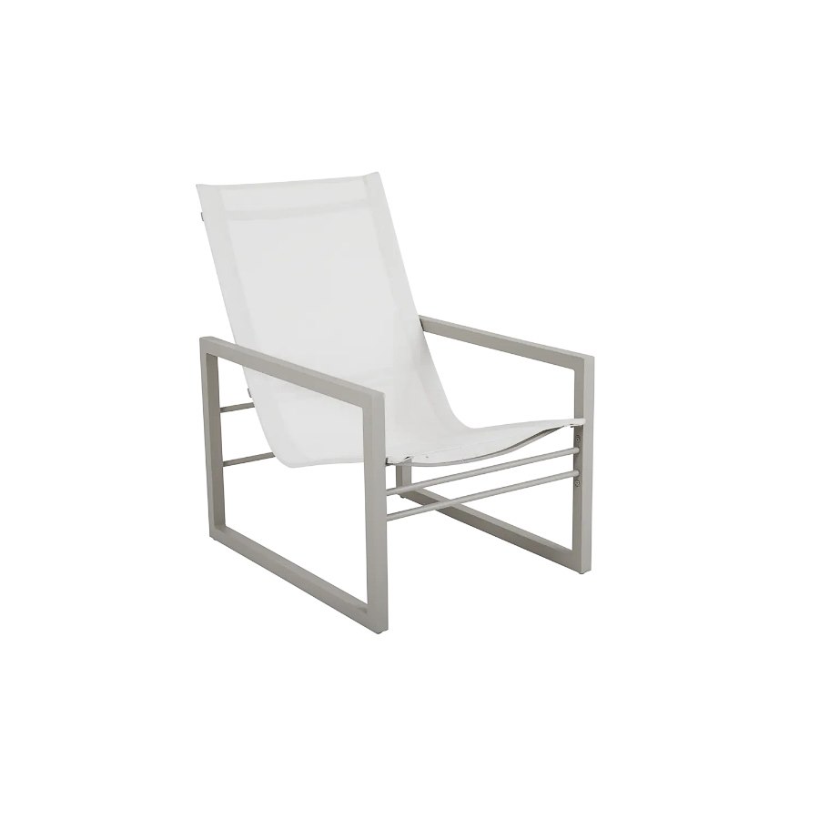 Loungefotölj Vevi, sh. 40 cm, khaki