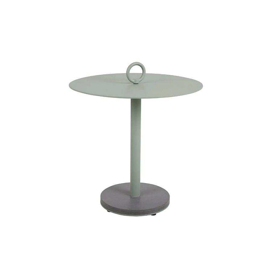 Sidobord Niobe, dia 50 cm, mossgrön