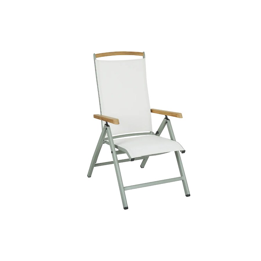 Positionsstol Andy, sh. 44 cm, grön/off-white