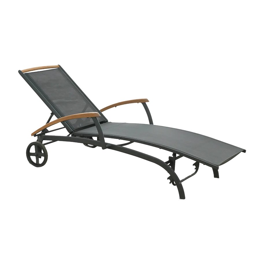 Solsäng Andy, sh. 34 cm, svart