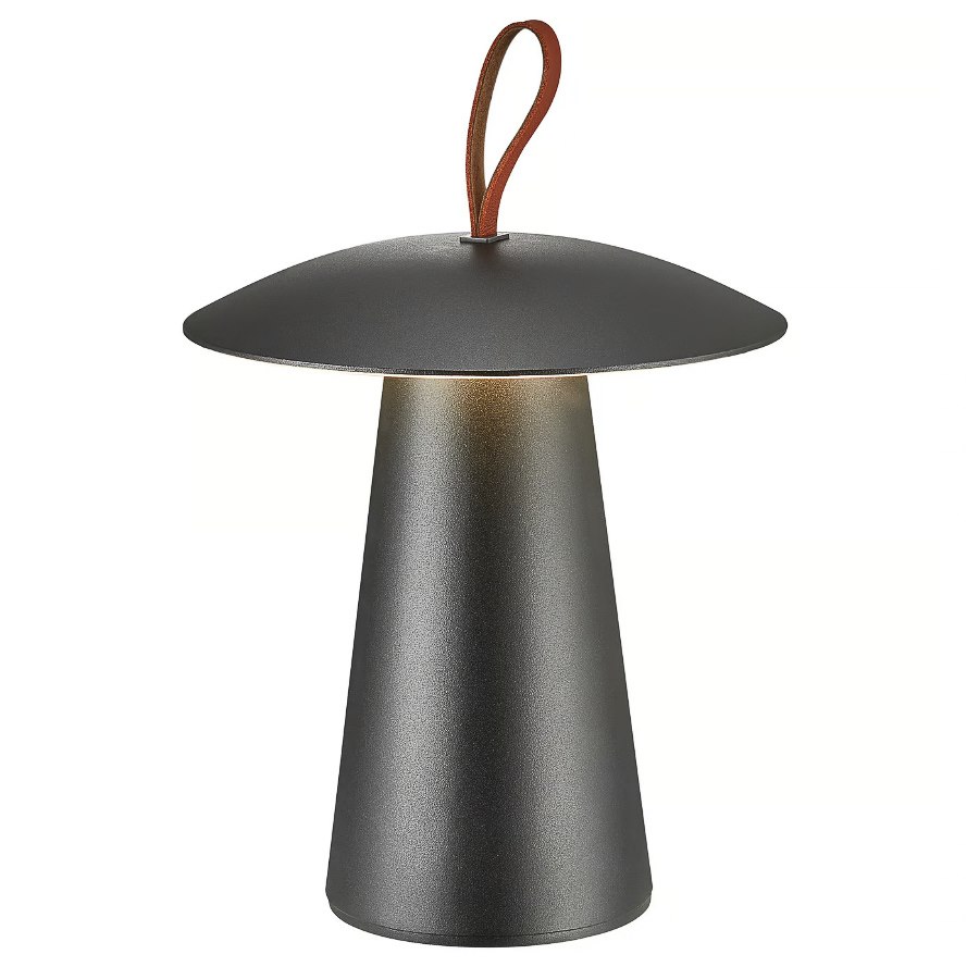 Uppladdningsbar Lampa Ara, h. 29 cm, svart