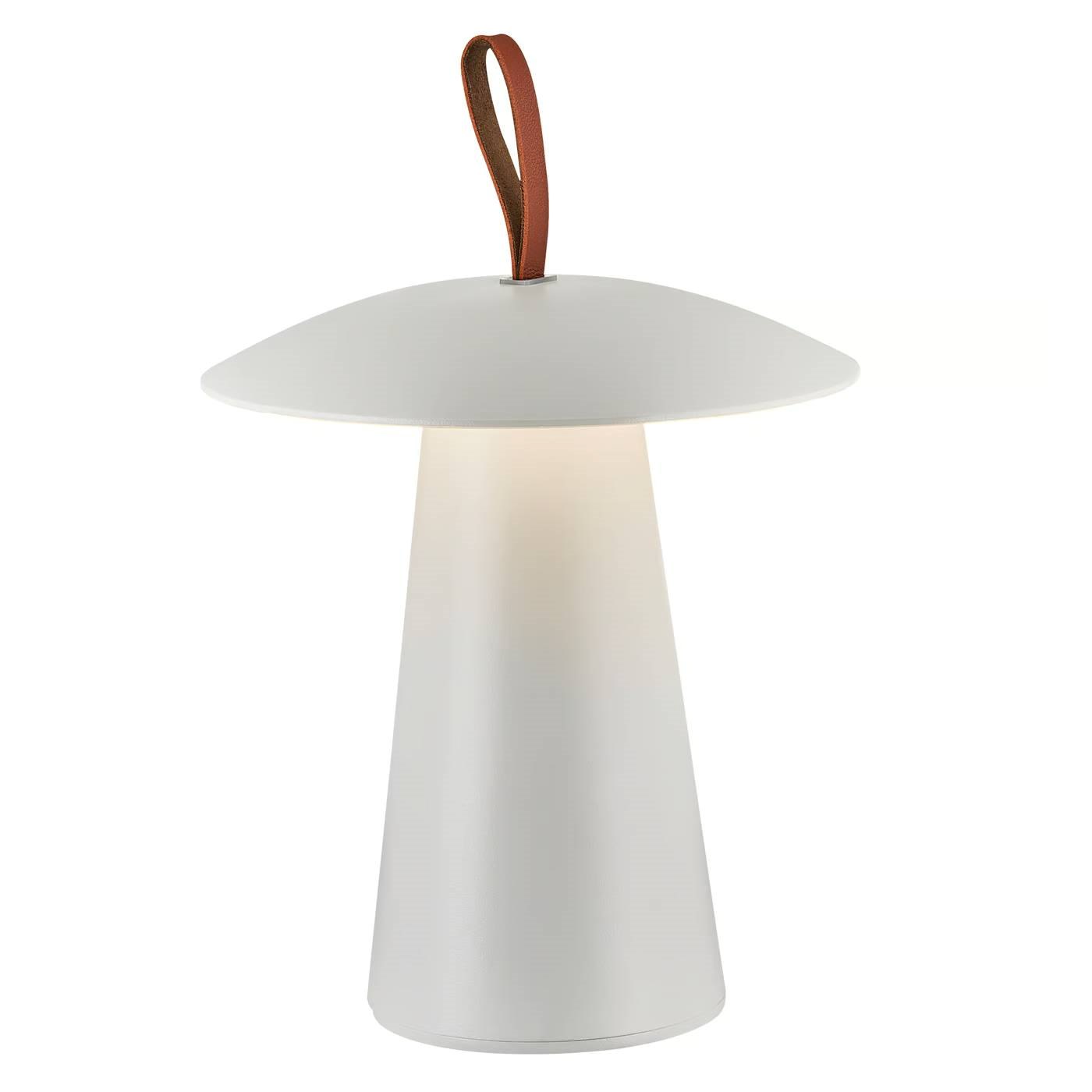 Uppladdningsbar Lampa Ara, h. 29 cm, vit