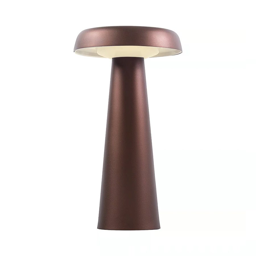 Bordslampa Arcello, h. 25 cm, bränd mässing