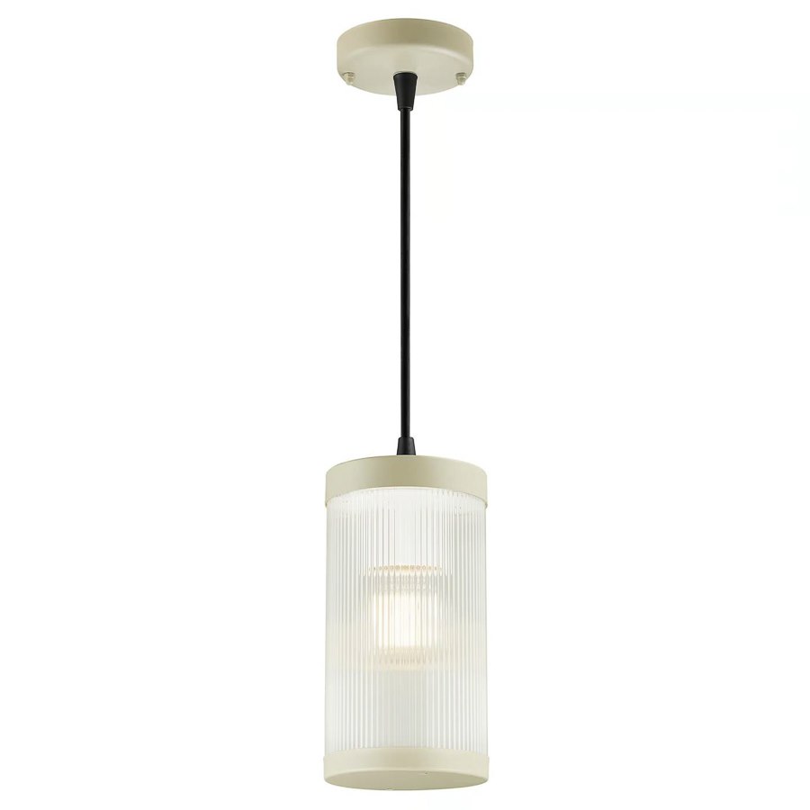 Taklampa Coupar, 25x13 cm, sand