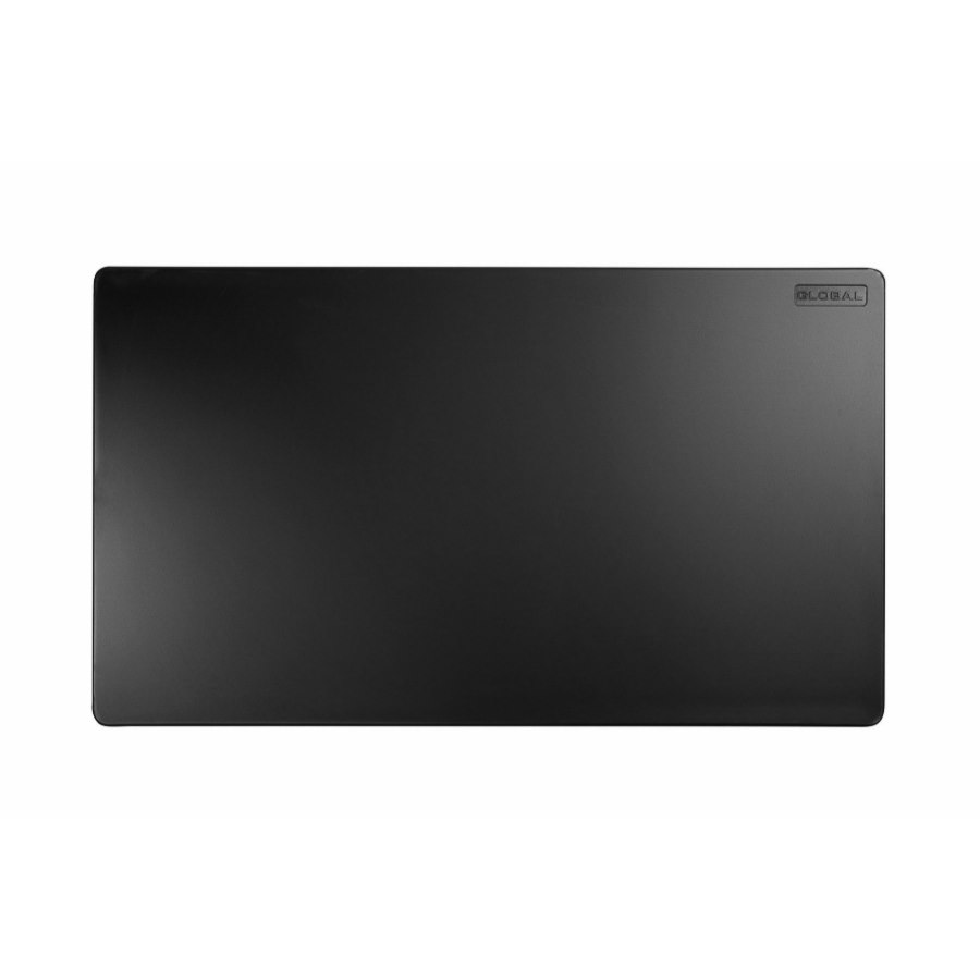 Skärbräda av sockerrör, 53x30,5x1,4 cm, svart