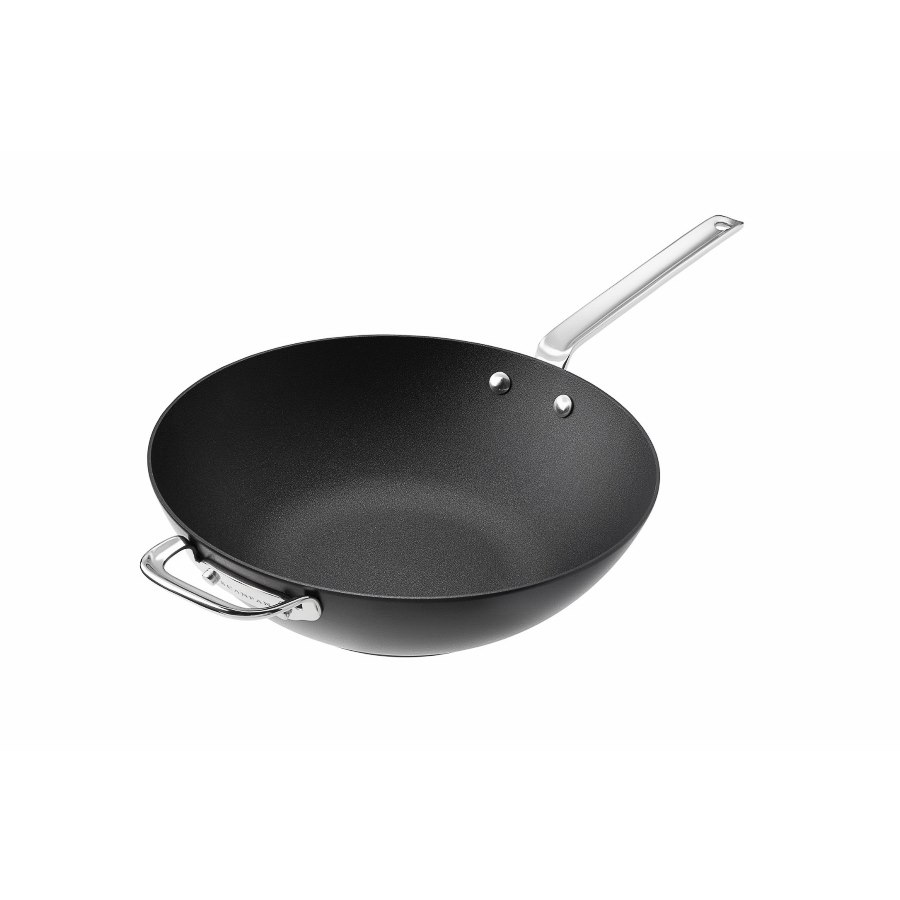 Wokpanna TechnIQ, dia 30 cm, svart