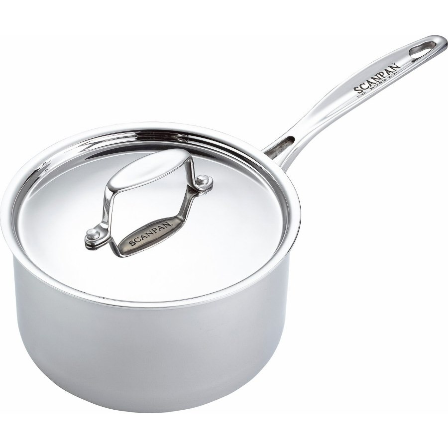 Kastrull Fusion 5 med lock, 2,7L, rostfritt stål