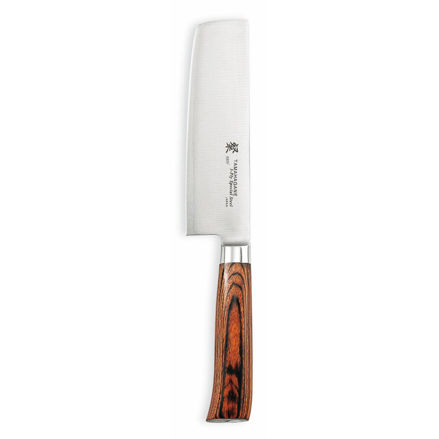Grönsakshacka San, 16 cm, rostfritt stål/pakkawood
