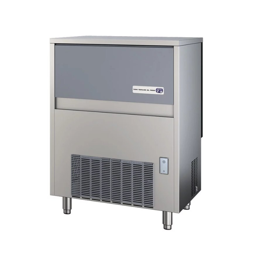 Iskubmaskin SL140 luftkyld med tömningspump, 73,5x60,3x96 cm, rostfri