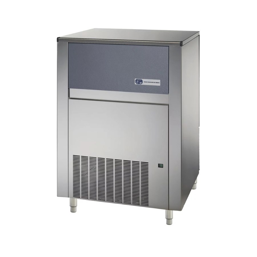 Iskubmaskin SL280 luftkyld med tömningspump, 84x74x118,5 cm, rostfri