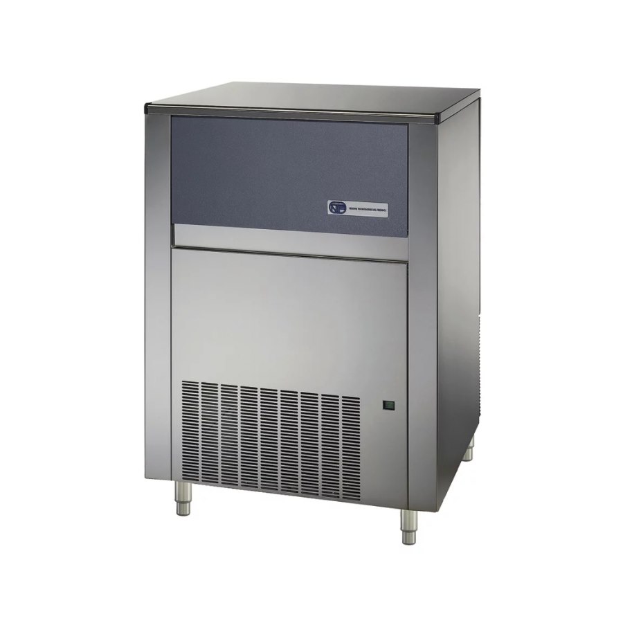 Iskubmaskin SL350 luftkyld med tömningspump, 84x74x118,5 cm, rostfri