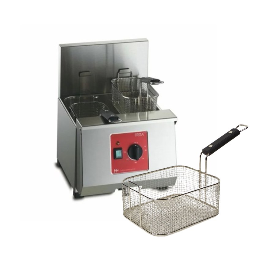 Fritös FRITA+ 8, 36x47,5x45,6 cm, rostfri