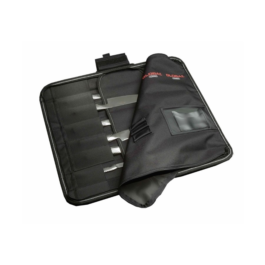 Knivväska, 11 knivar, svart