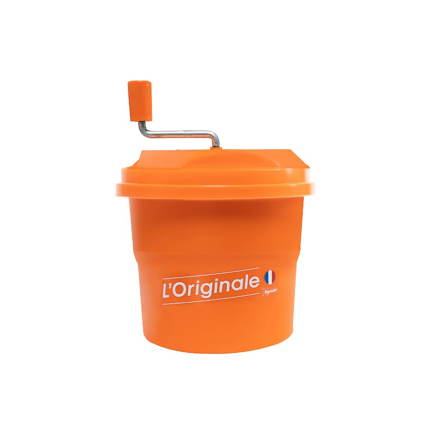 Manuell Salladsslunga 5 L, 33×33×42 cm, orange